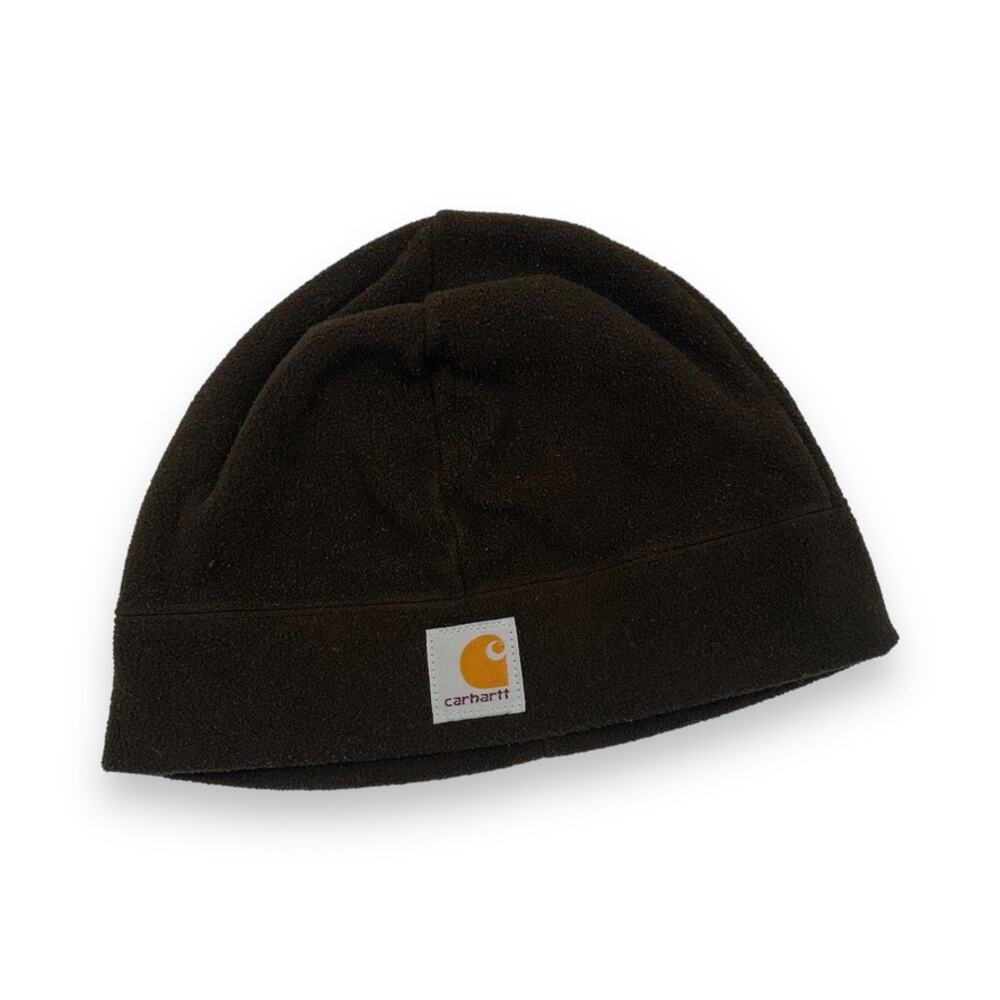 Carhartt Brown Fleece Skull Cap Toboggan Beanie
